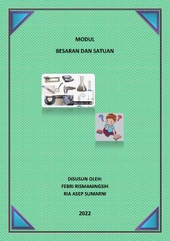 Modul Besaran dan satuan