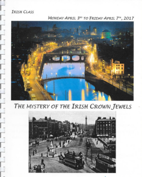 Irish crown jewels mystery Marion