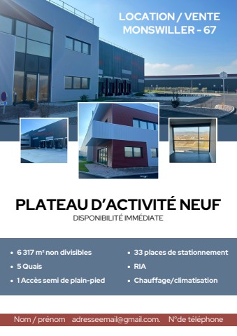 Plateau d'activité