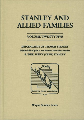 Stanley and Allied Families Volume 25