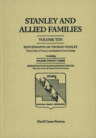 Stanley and Allied Families Volume 10