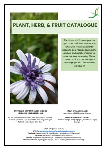 FULL PLANT CATALOGUE