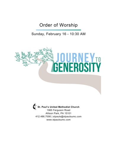 Worship Guide 2.16.25