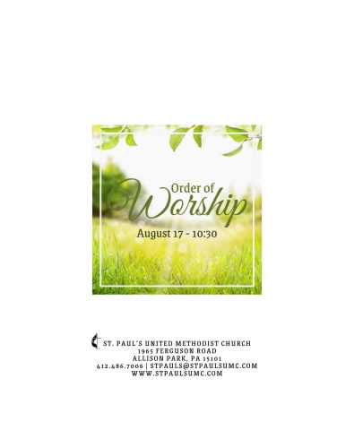 Worship Guide 8.14.25