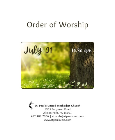 Worship Guide 7.21.24