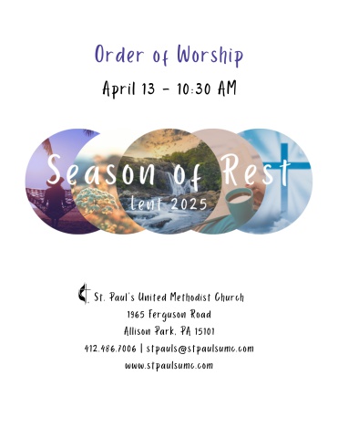 Worship Guide 4.13.25