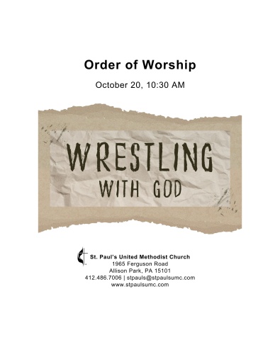 Worship Guide 10.20.18