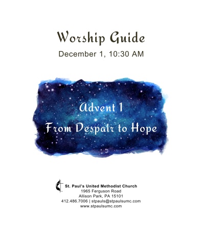 Worship Guide 12.1.24