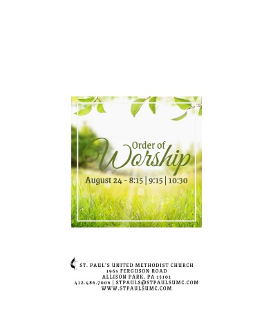 Worship Guide 8.24.26