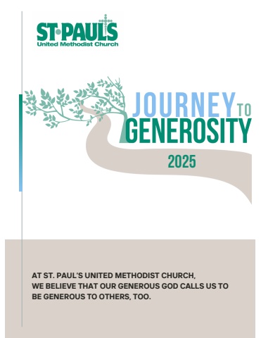 Journey to Generosity Brochure 2025