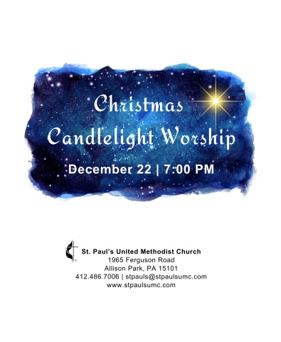 Christmas Candlelight Worship 12.22.24 7pm