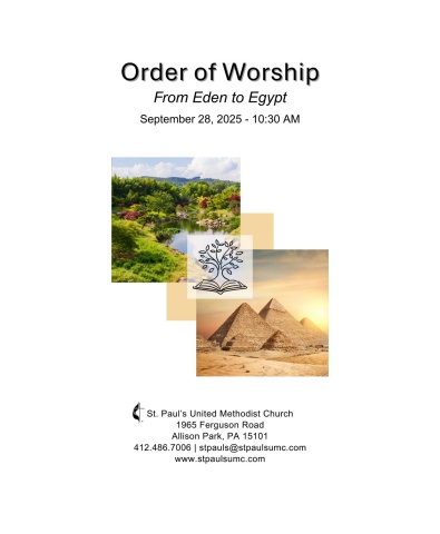 Worship Guide 9.28.25