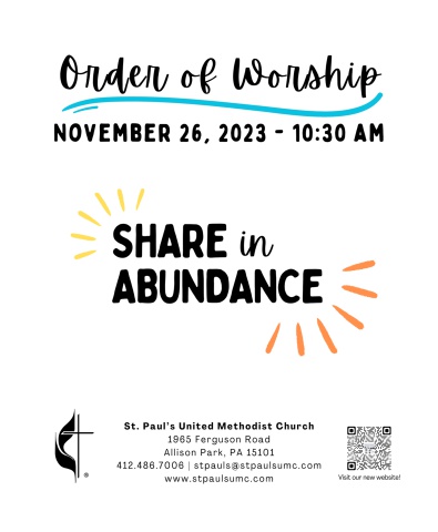 Worship Guide 11.26.23