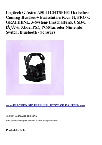 6124 logitech g astro a50 lightspeed kabellose gaming-headset   basisstation  gen 5   pro-g graphene  3-