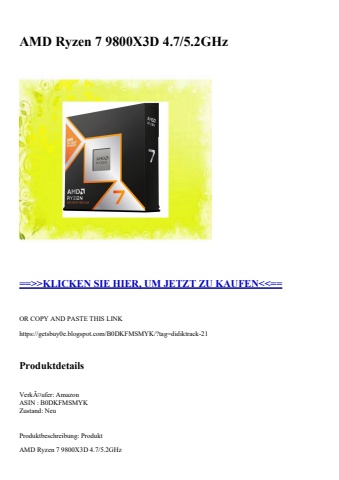 4009 amd ryzen 7 9800x3d 4