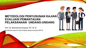 METODOLOGI PENYUSUNAN  UNDANG-UNDANG