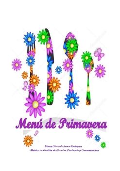 MENÚ PRIMAVERA. En honor a las FIESTAS DE MAYO de SC de TFE 2019. Pdf