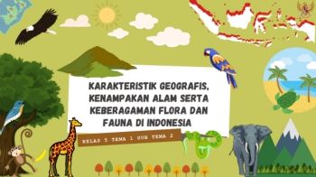 E-Book Keberagaman Kenampakan alam serta keberagaman flora dan fauna di indonesia