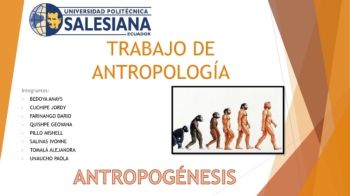 TRABAJO DE ANTROPOLOGÍA