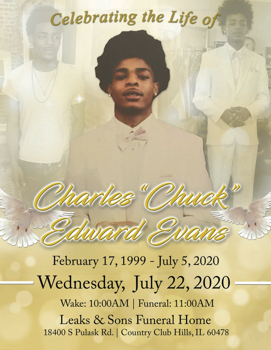 Charles Evans Homegoing Program