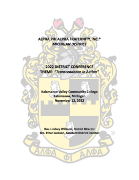 APA Michigan District Programme 2022