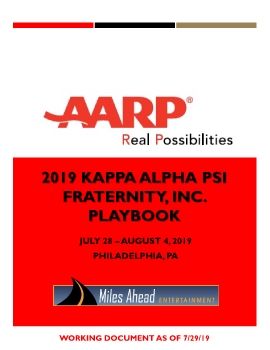 Kappa Alpha Psi July 29 Playbook