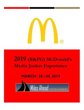 McDonald's LA Media Junket Playbook