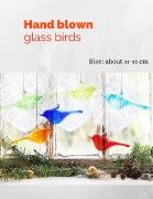 Hand blown glass figurines