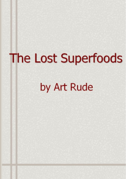 The Lost Superfoods E-BOOK Pdf Download Art Rude free 