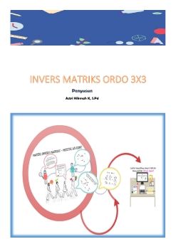 INVERS MATRIKS ORDO 3X3