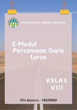 E-Modul Persamaan Garis Lurus