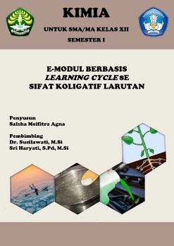  E- MODUL BERBASIS LEARNING CYCLE 8E SIFAT KOLIGATIF LARUTAN
