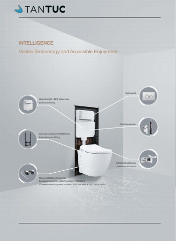 Concealed & smart toilet - Tantuc Asia