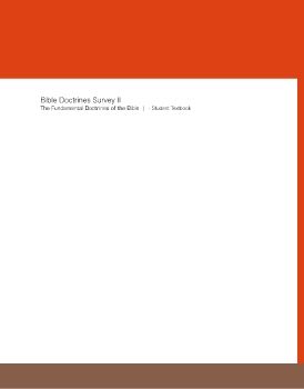 Bible Doctrines Survey II