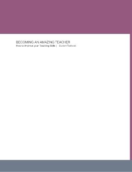 Becoming an Amazing Teacher