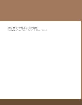 The Importance of Prayer