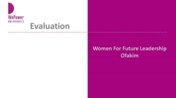 Women For Future Leadership - Ofakim