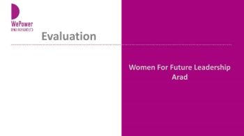 Women For Future Leadership - Arad