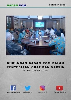 Dukungan Badan POM dalam Penyediaan Obat dan Vaksin