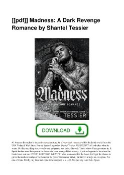 [[pdf]] Madness: A Dark Revenge Romance by Shantel Tessier