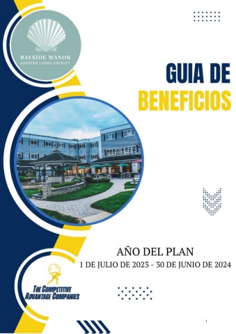 Bayside Manor Benefits Guidebook 2023-24 Spanish