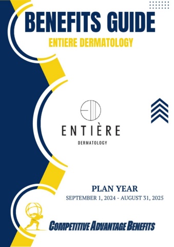 Entiere Dermatology Benefit Booklet 2024