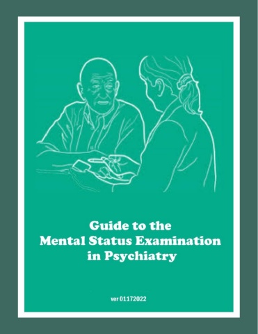 Guide to Mental State Examination (MSE) in Psychiatry v20220117