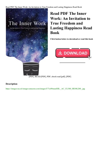 read pdf the inner work an invitation to true freedom and lasting happiness read book