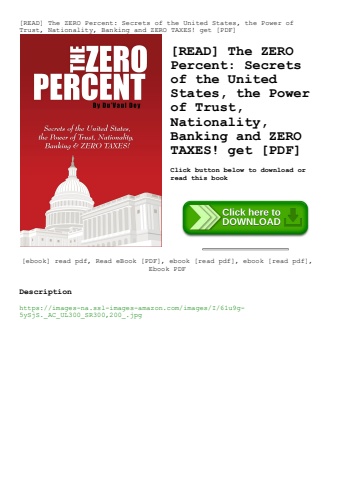 [read] the zero percent secrets of the united states  the power of trust  nationality  banking and z