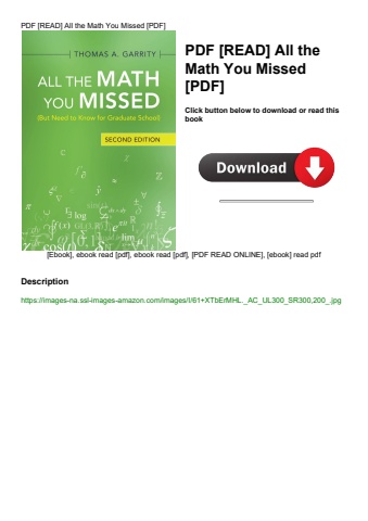 pdf [read] all the math you missed [pdf]