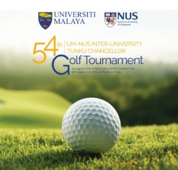 54th UM-NUS INTER-UNIVERSITY TUNKU CHANCELLOR GOLF TOURNAMENT PHOTO BOOK