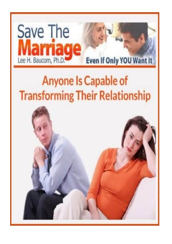The Marriage System eBook