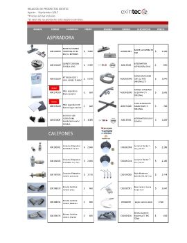 Catalogo Exintec 2017