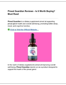 Pineal Guardian Review - Is It Worth Buying? Must Read  